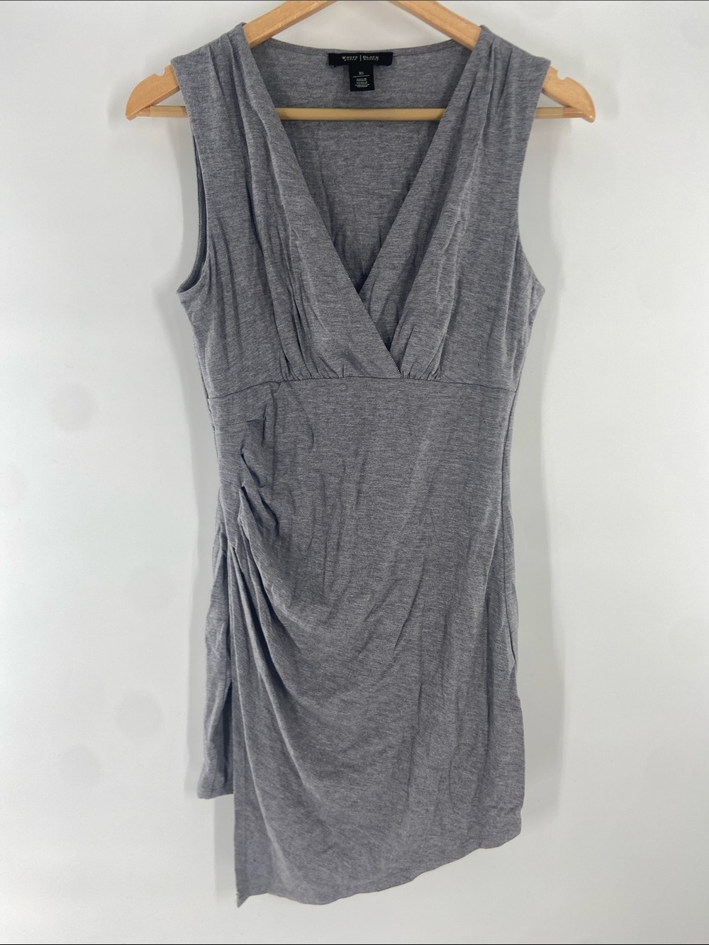 White House Black Market Gray Sleeveless Mini Dress Size XS Gently Used
